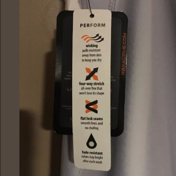 NWT$58 YOGA Women RBX Fitness Gym Pants, Grey, L - Picture 4 of 6